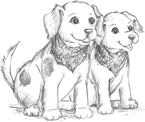 Иллюстрация к книге — Щенок Поппи, или Сонные чары [i_011.jpg]