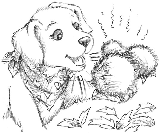 Иллюстрация к книге — Щенок Поппи, или Сонные чары [i_052.jpg]