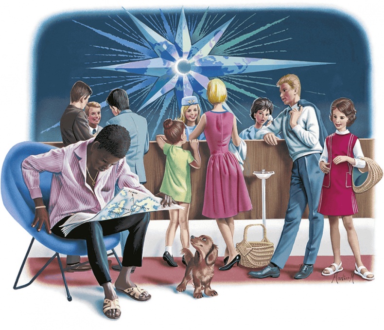 Иллюстрация к книге — Маруся и весёлая поездка: на самолёте, на поезде [i_003.jpg]