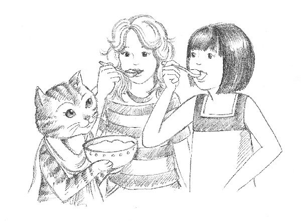 Иллюстрация к книге — Котёнок Амелия, или Колокольчик-невидимка [i_011.jpg]