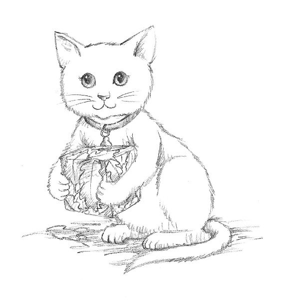 Иллюстрация к книге — Котёнок Амелия, или Колокольчик-невидимка [i_012.jpg]