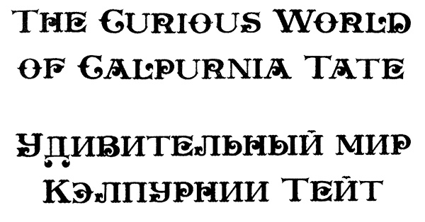 Иллюстрация к книге — Удивительный мир Кэлпурнии Тейт [i_001.jpg]