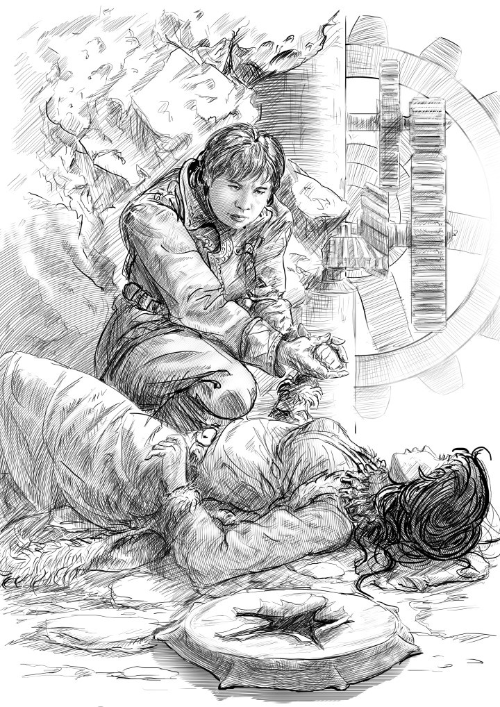 Иллюстрация к книге — Сильные. Книга 2. Черное сердце [p4s6c1.jpg]