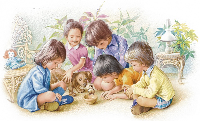 Иллюстрация к книге — Маруся спешит на помощь. Кошечка. Воробей (сборник) [i_049.jpg]