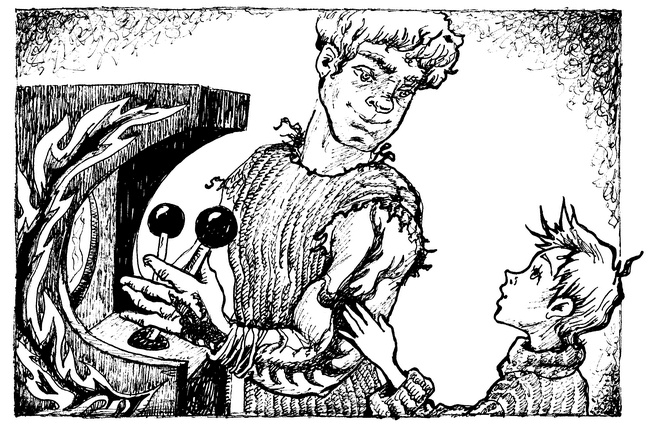 Иллюстрация к книге — Огонь и заклятие, или Восемь дней с Люком [i_039.jpg]