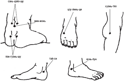Иллюстрация к книге — Лечебные точки организма. Снимаем боли в суставах и мышцах, укрепляем кожу, вены, сон и иммунитет [_52.jpg]