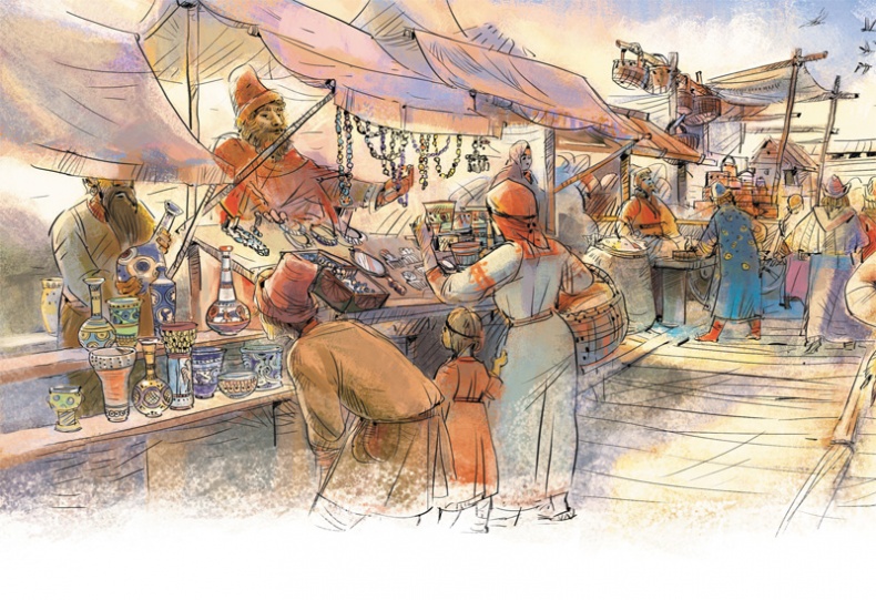 Иллюстрация к книге — Как жили на Руси [i_065.jpg]