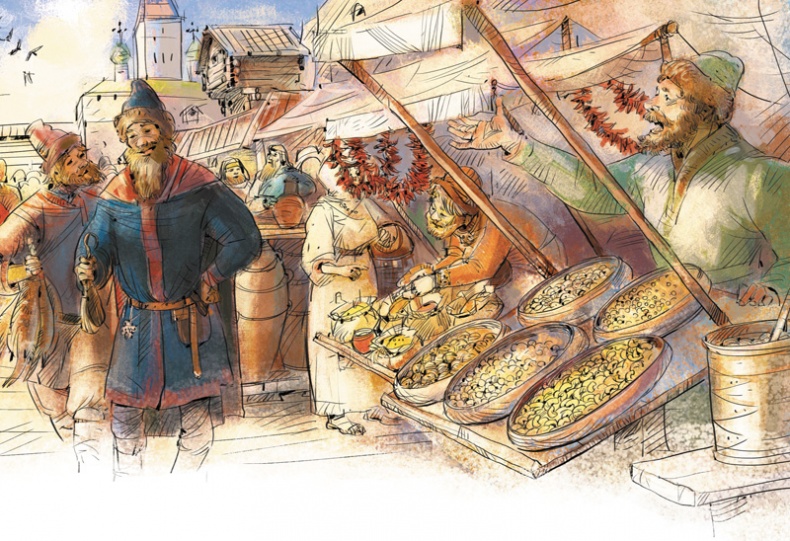 Иллюстрация к книге — Как жили на Руси [i_066.jpg]