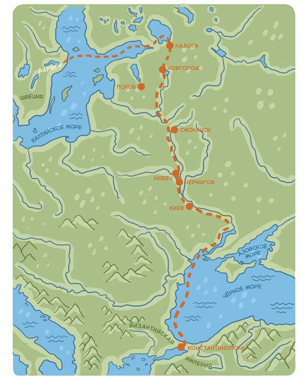 Иллюстрация к книге — Как жили на Руси [i_071.jpg]