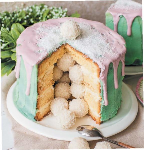 Иллюстрация к книге — Торты с сюрпризом. Шоколадные, сливочные, кофейные, желейные, ореховые, фруктовые [_105_2.jpg]