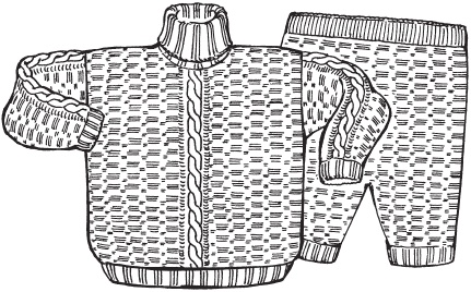 Иллюстрация к книге — Вязаные вещи для самых маленьких. От рождения до 3-х лет [i_085.jpg]