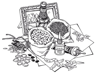 Иллюстрация к книге — Мозаика из крупы и семян [i_017.jpg]