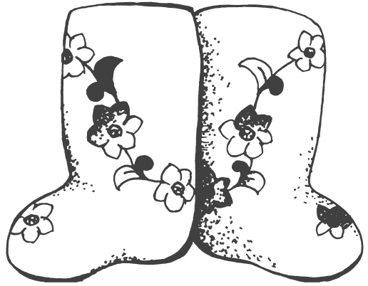 Иллюстрация к книге — Украшаем обувь сами. Валенки, сапоги, угги, туфли, тапочки [i_007.jpg]