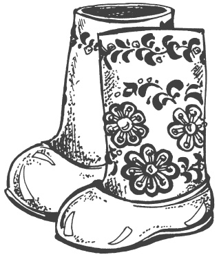 Иллюстрация к книге — Украшаем обувь сами. Валенки, сапоги, угги, туфли, тапочки [i_008.jpg]