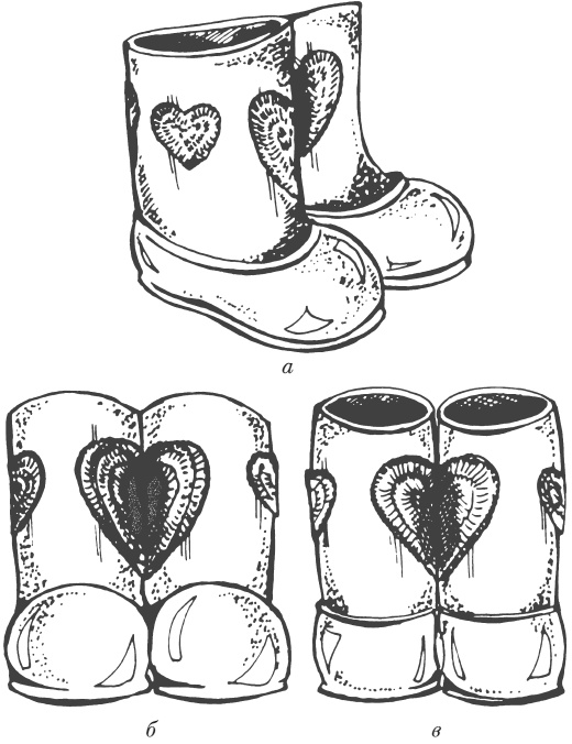 Иллюстрация к книге — Украшаем обувь сами. Валенки, сапоги, угги, туфли, тапочки [i_073.jpg]