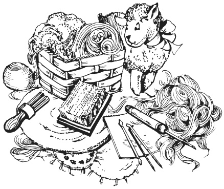 Иллюстрация к книге — Фелтинг. Удивительные поделки из свалянной шерсти [i_001.jpg]