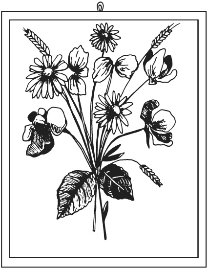 Иллюстрация к книге — Поделки из засушенных цветов и листьев [i_051.jpg]