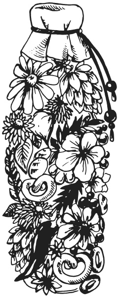 Иллюстрация к книге — Поделки из засушенных цветов и листьев [i_066.jpg]