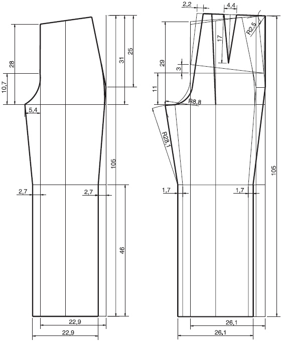 Иллюстрация к книге — Лучшие модели на любую фигуру без примерок и подгонок [i_097.jpg]