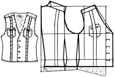 Иллюстрация к книге — Мужская одежда. Технология пошива [i_048.jpg]
