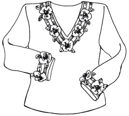 Иллюстрация к книге — Вышивка шелковыми лентами [i_095.jpg]