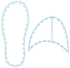 Иллюстрация к книге — Тапочки ручной работы: новые модели для взрослых и детей [i_026.jpg]