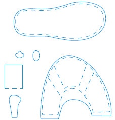 Иллюстрация к книге — Тапочки ручной работы: новые модели для взрослых и детей [i_052.jpg]