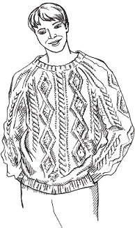 Иллюстрация к книге — Вяжем с узорами для всей семьи [pic_42.jpg]