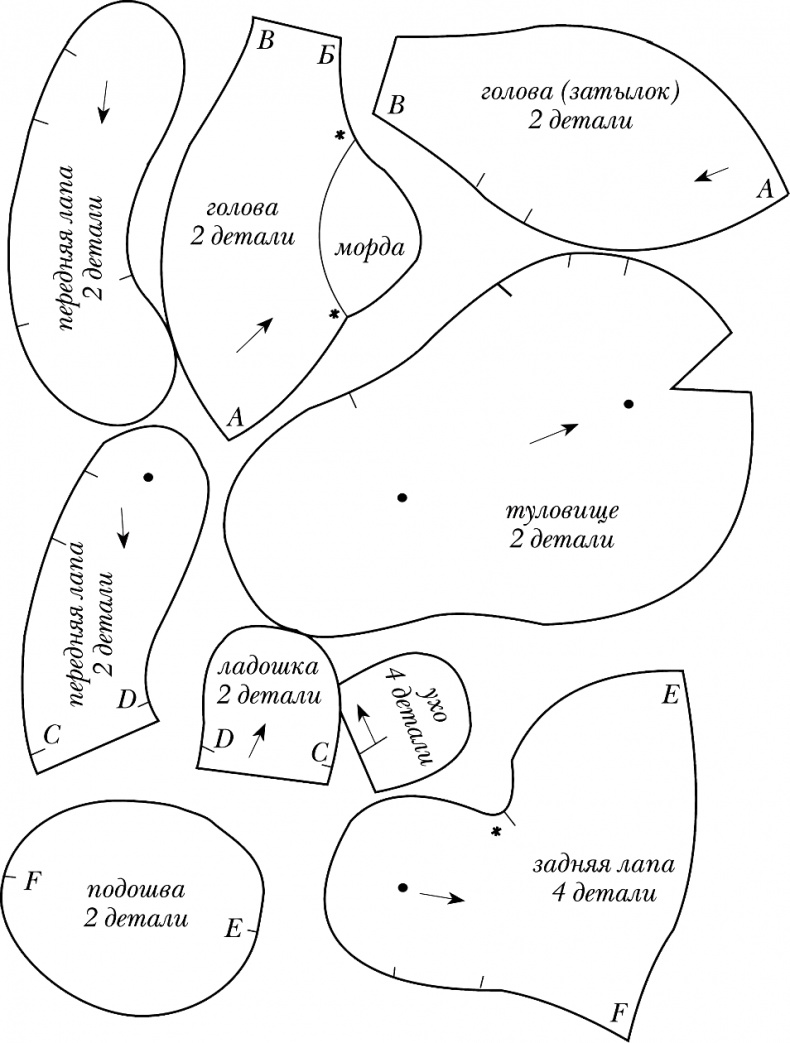 Иллюстрация к книге — Шьем и вяжем мишек [i_017.jpg]