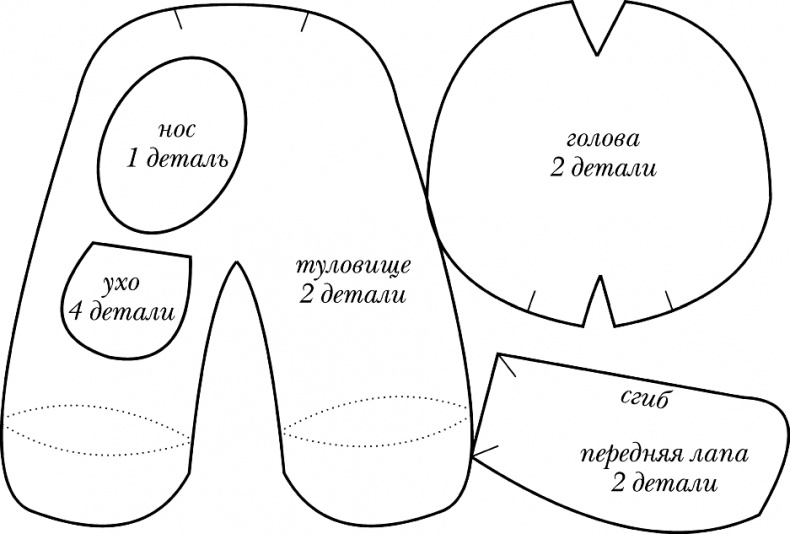 Иллюстрация к книге — Шьем и вяжем мишек [i_042.jpg]