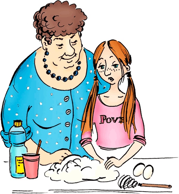 Иллюстрация к книге — Большое сочинение про бабушку [i_001.jpg]