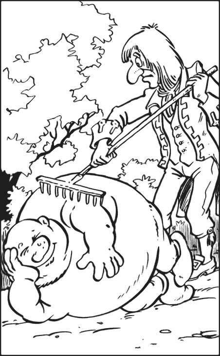 Иллюстрация к книге — Джон Нил. Дженни Джик в Стране Оз. Лаймен Фрэнк Баум. Королева Зикси из страны Икс [i_040.jpg]