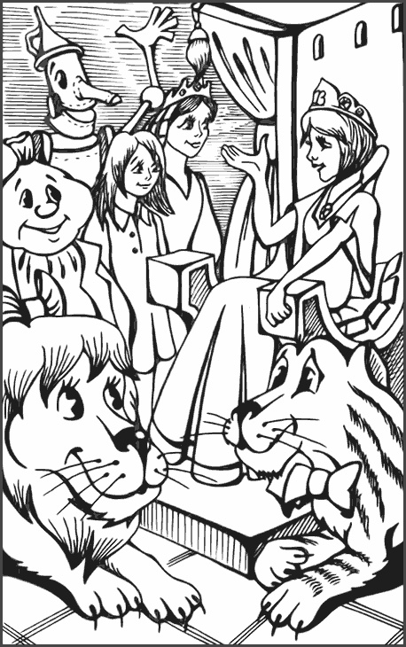 Иллюстрация к книге — Джон Нил. Дженни Джик в Стране Оз. Лаймен Фрэнк Баум. Королева Зикси из страны Икс [i_056.jpg]