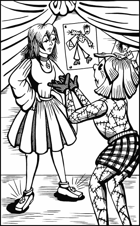 Иллюстрация к книге — Джон Нил. Дженни Джик в Стране Оз. Лаймен Фрэнк Баум. Королева Зикси из страны Икс [i_057.jpg]