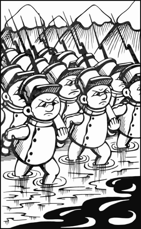 Иллюстрация к книге — Джон Нил. Дженни Джик в Стране Оз. Лаймен Фрэнк Баум. Королева Зикси из страны Икс [i_068.jpg]