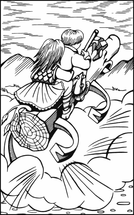 Иллюстрация к книге — Джон Нил. Дженни Джик в Стране Оз. Лаймен Фрэнк Баум. Королева Зикси из страны Икс [i_075.jpg]