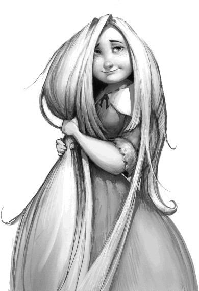 Иллюстрация к книге — Как стать героем [_02rapunzel.jpg]