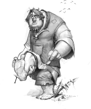 Иллюстрация к книге — Как стать героем [_03axeingiant.jpg]