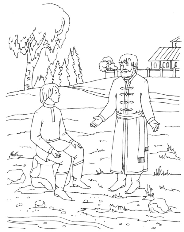 Иллюстрация к книге — О семи мудрецах и о юноше [i_005.jpg]