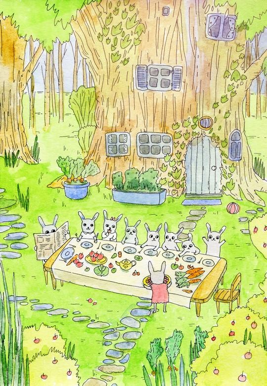 Иллюстрация к книге — Крот Филипп и мышка По [i_001.jpg]