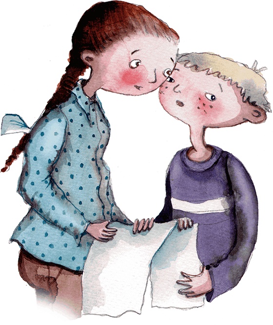 Иллюстрация к книге — Большая маленькая девочка. История двенадцатая. Осторожно, день рождения! [i_003.jpg]