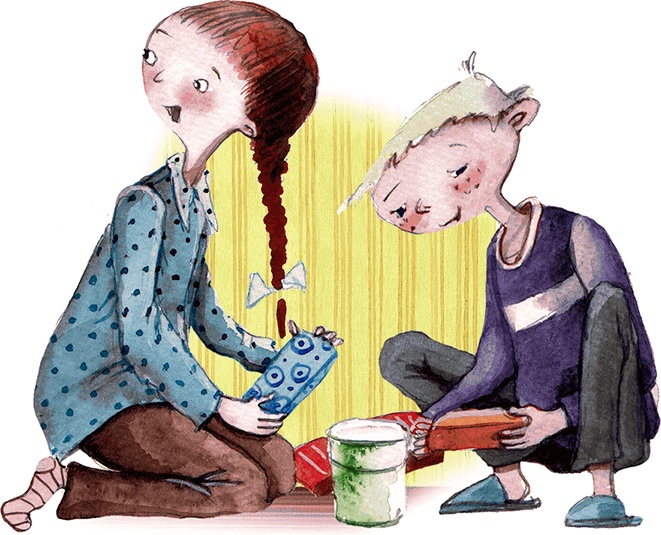 Иллюстрация к книге — Большая маленькая девочка. История двенадцатая. Осторожно, день рождения! [i_012.jpg]