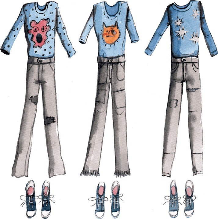 Иллюстрация к книге — Большая маленькая девочка. История двенадцатая. Осторожно, день рождения! [i_015.jpg]