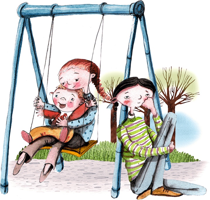 Иллюстрация к книге — Большая маленькая девочка. История двенадцатая. Осторожно, день рождения! [i_040.jpg]