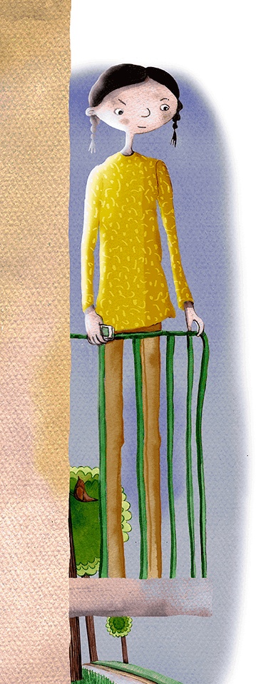 Иллюстрация к книге — Большая маленькая девочка. История двенадцатая. Осторожно, день рождения! [i_047.jpg]