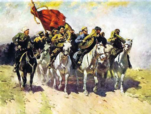 Иллюстрация к книге — Красные полководцы. Сергей Каменев, Семен Будённый, Михаил Фрунзе, Василий Чапаев, Василий Блюхер, Михаил Тухачевский [_45.jpg]