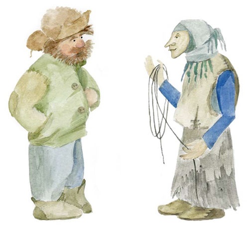 Иллюстрация к книге — Сказки и Рождественские истории в лицах [i_056.jpg]