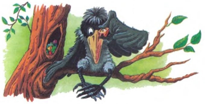 Иллюстрация к книге — Хитрая ворона [i_002.jpg]