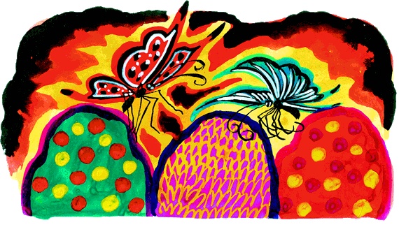 Иллюстрация к книге — Мотылек, который топнул ногой [i_001.jpg]