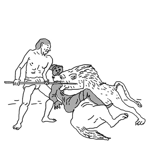 Иллюстрация к книге — Вдруг охотник выбегает [i_004.jpg]